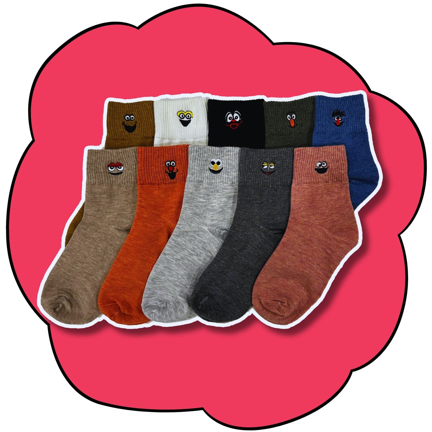 Crew Socks: 10 Colour Pack Ultimate Bundle