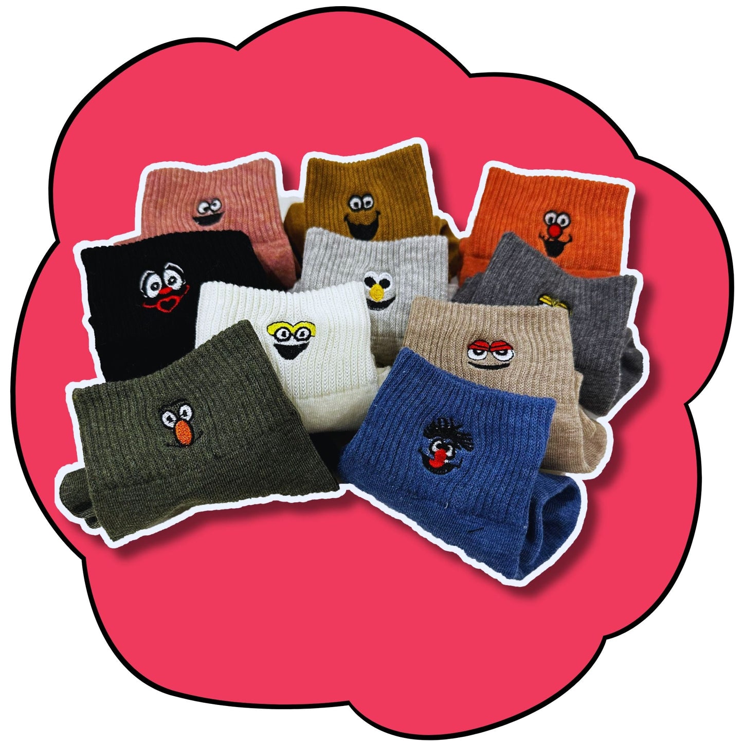 Crew Socks: 10 Colour Pack Ultimate Bundle