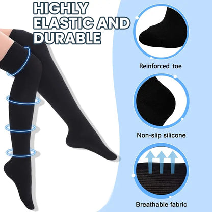 3 Pack Knee High Compression Socks