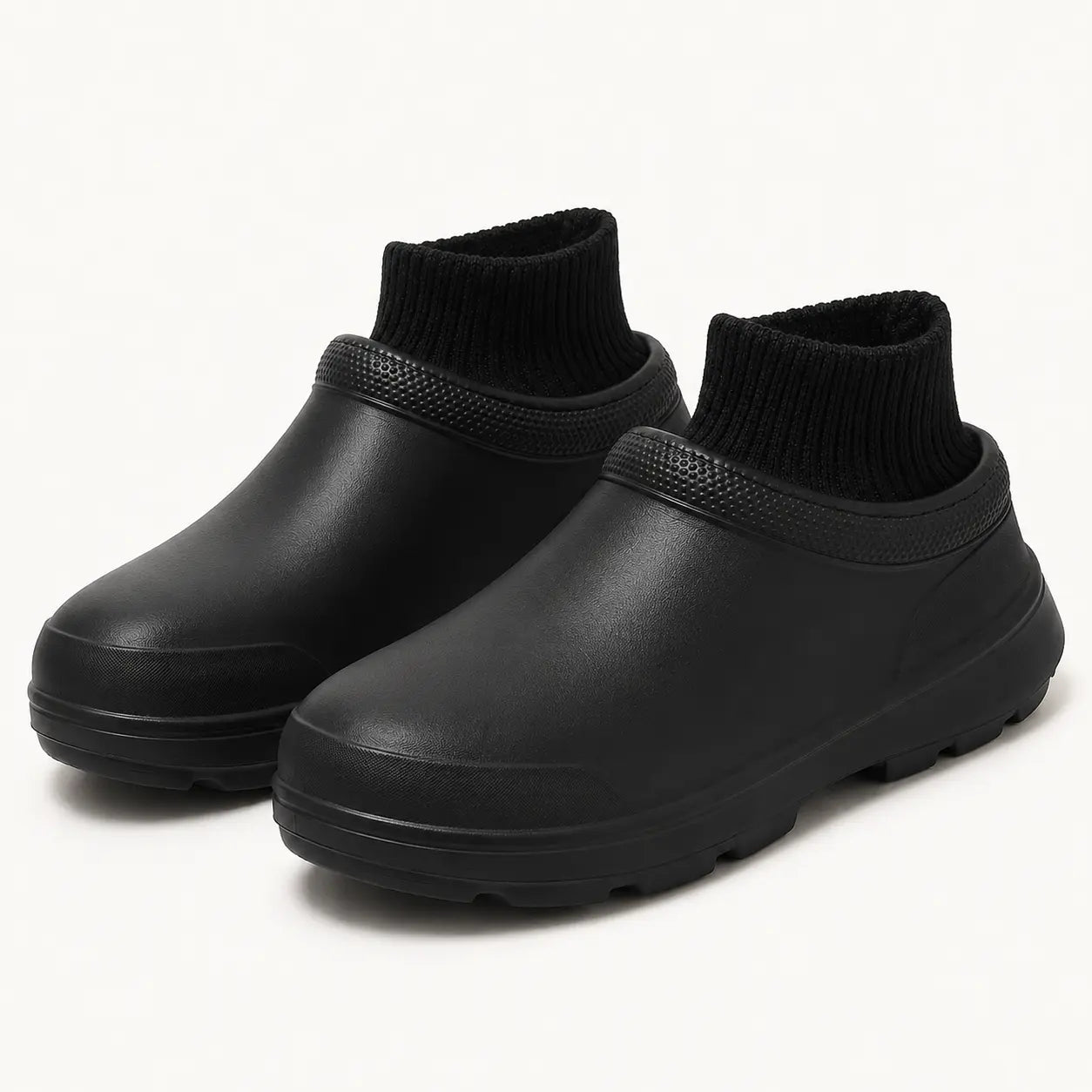 SmileyClox™ Fleece-Lined Slip-On Clogs