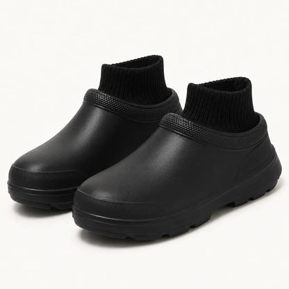 SmileyClox™ Fleece-Lined Slip-On Clogs