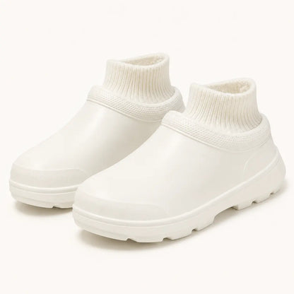 SmileyClox™ Fleece-Lined Slip-On Clogs