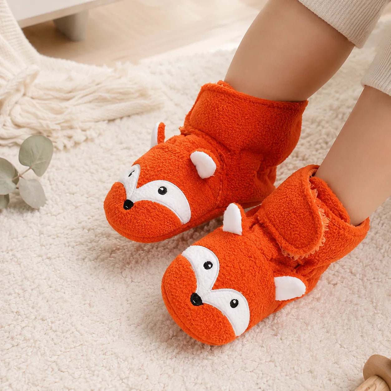 Baby Fox Non-Slip Bootie Socks
