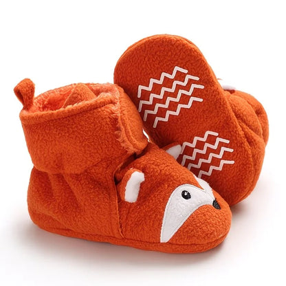 Baby Fox Non-Slip Bootie Socks