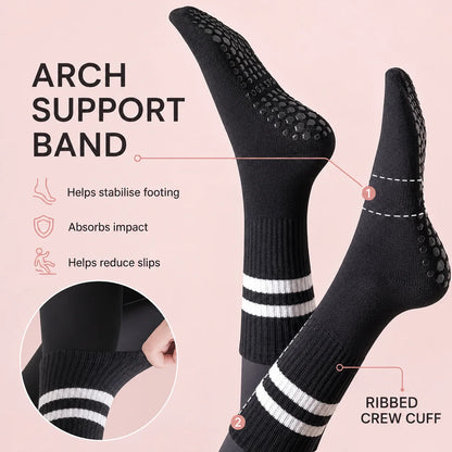 Studio Crew Grip Socks