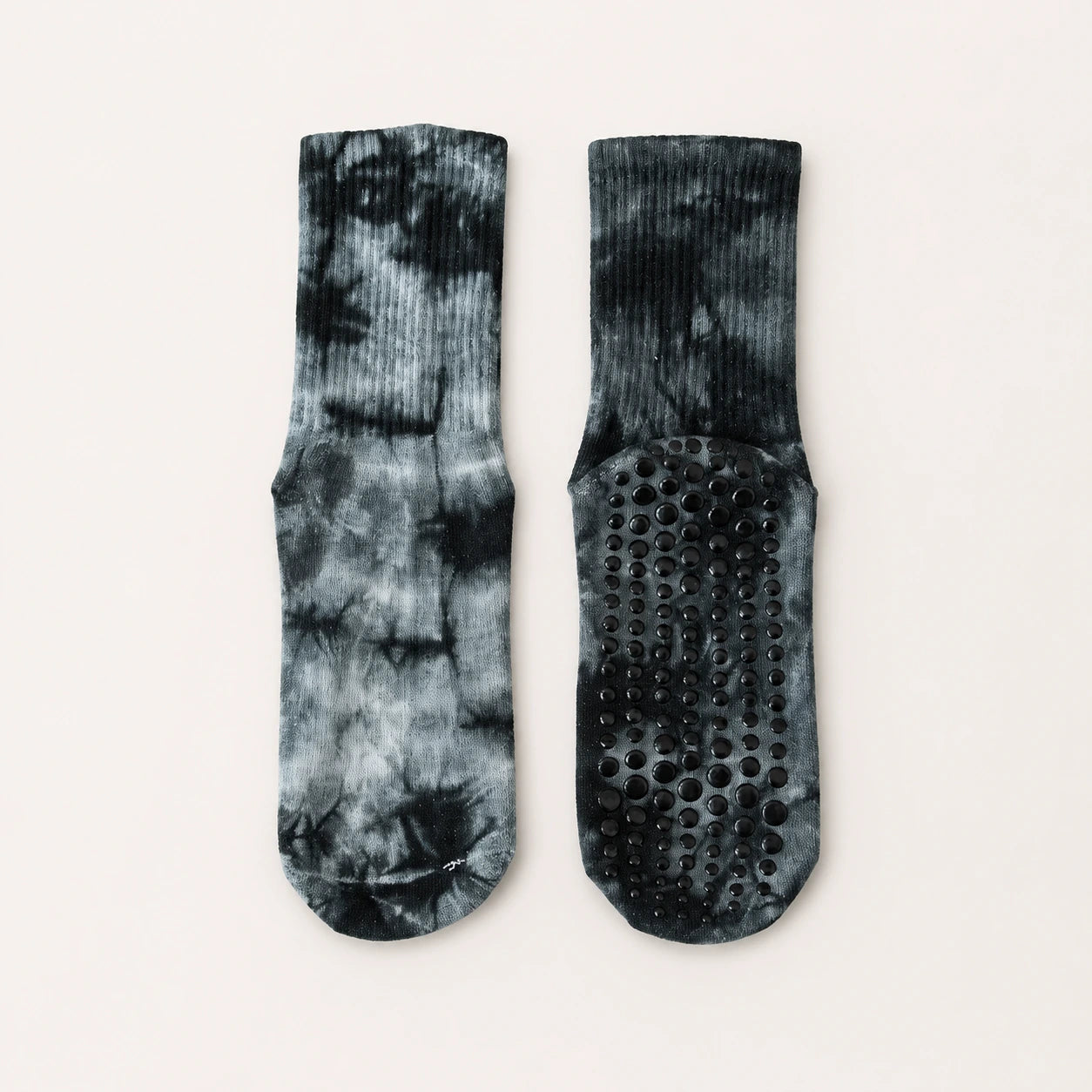 Pastel Tie-Dye Crew Grip Socks
