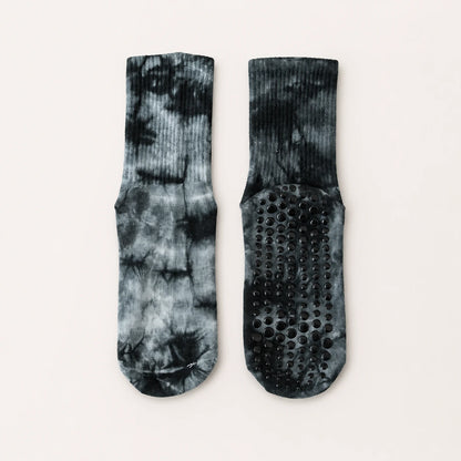 Pastel Tie-Dye Crew Grip Socks