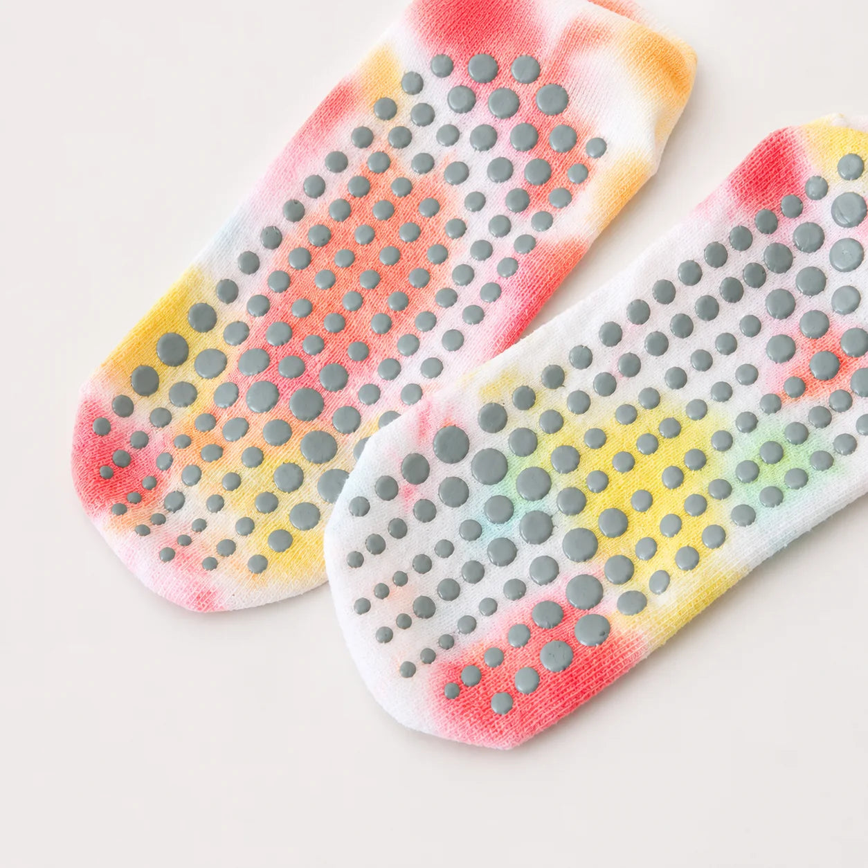 Pastel Tie-Dye Crew Grip Socks